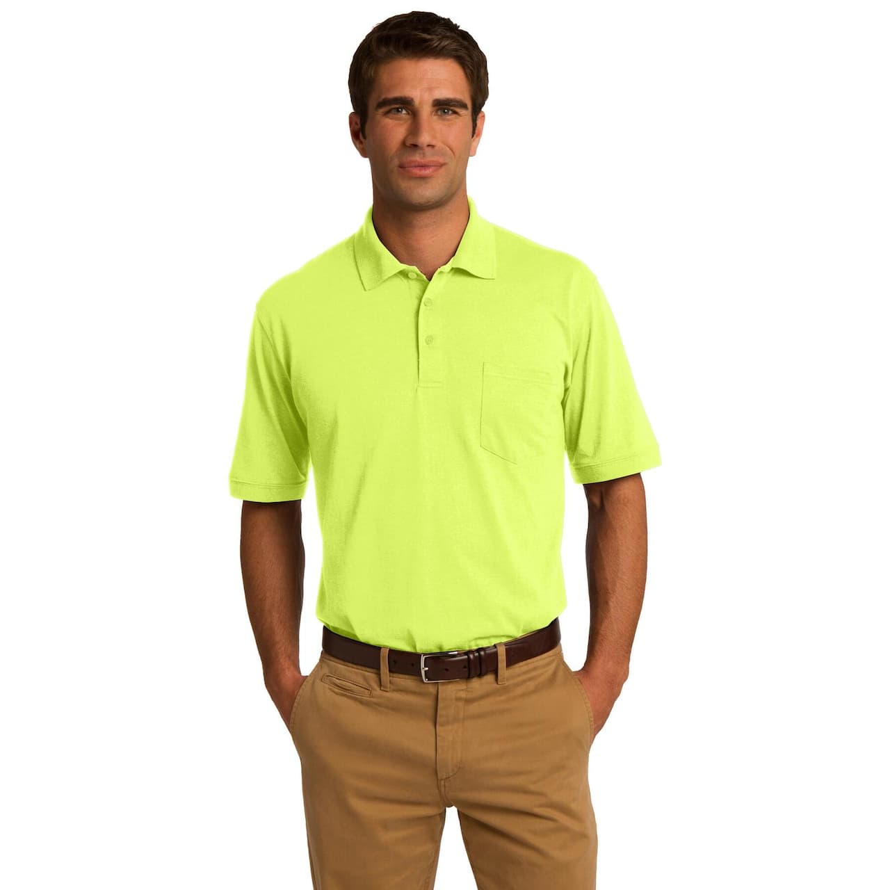 Port & Company® Core Blend Jersey Knit Adult Pocket Polo